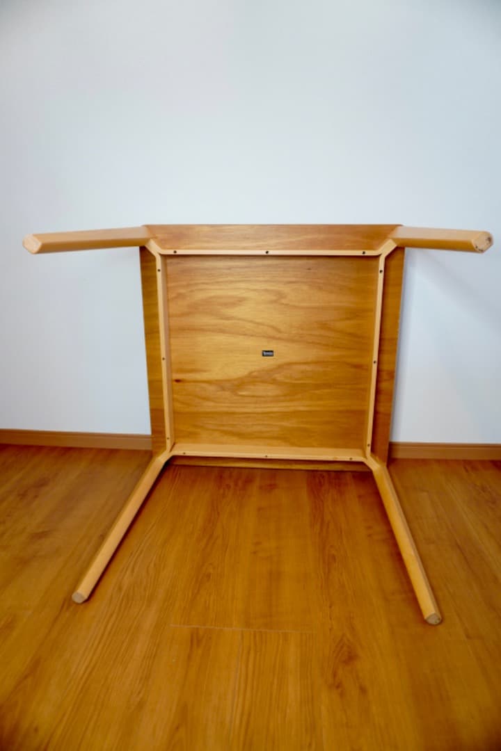 天童木工 水之江忠臣 3点セット ダイニングテーブル + チェア 2脚