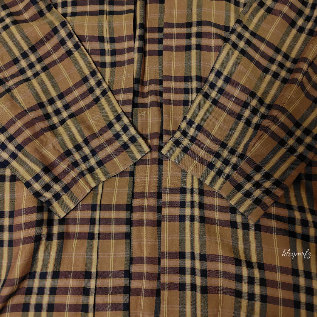 美品 Lui's キュプラ 羽織り シャツ コート ロング ガウン ルイス