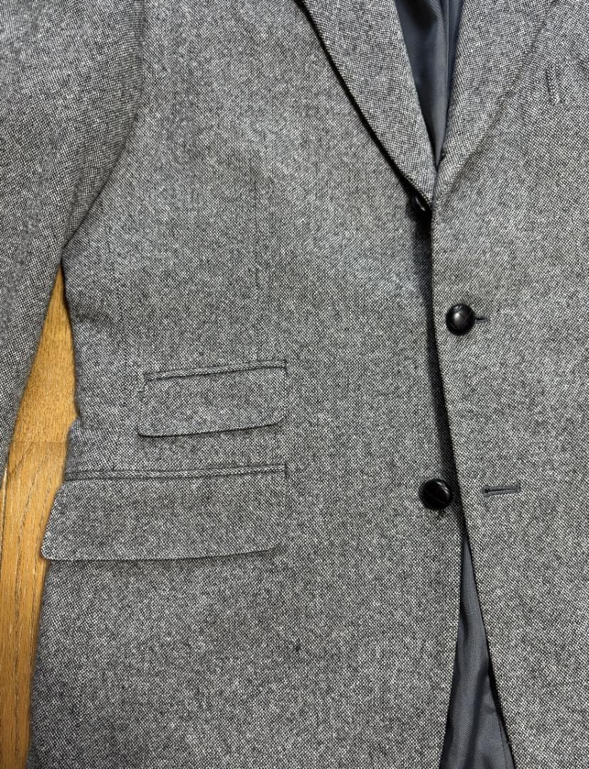 100ＡＢ７　ジャケット＆ベスト　ツイード　ホームスパン