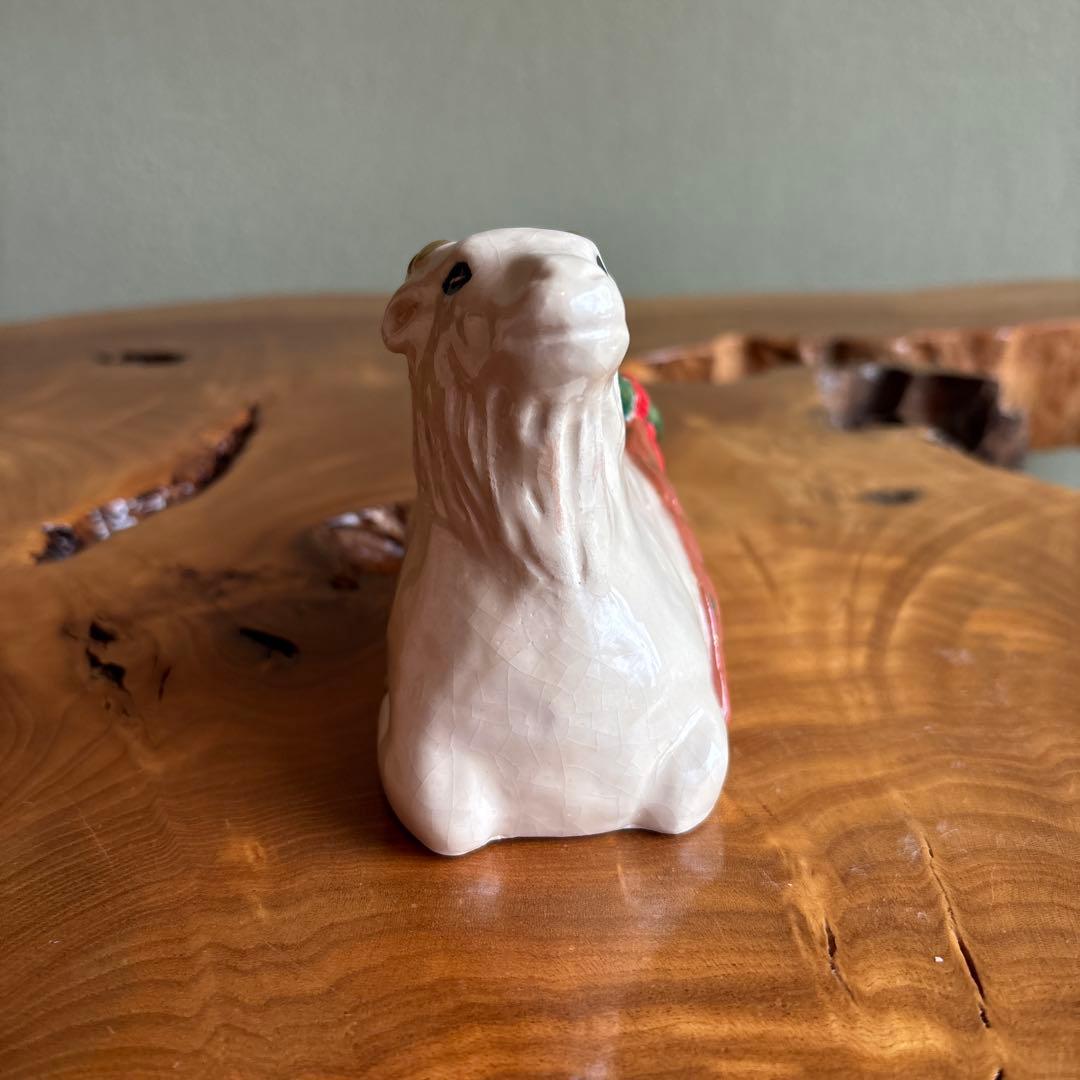 六兵衛窯 干支置物 「寿羔」未年 清水焼 陶芸 たち吉 共箱