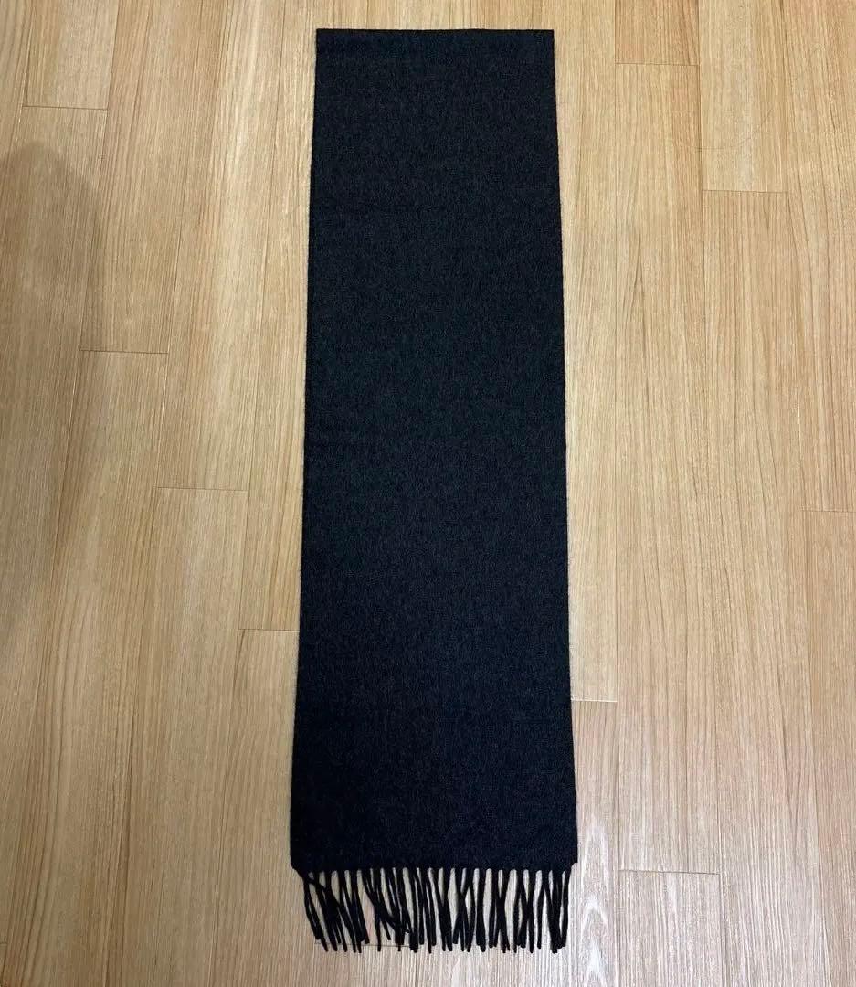【新品タグ有り】Max Mara カシミヤ ストール マフラー ダークグレー