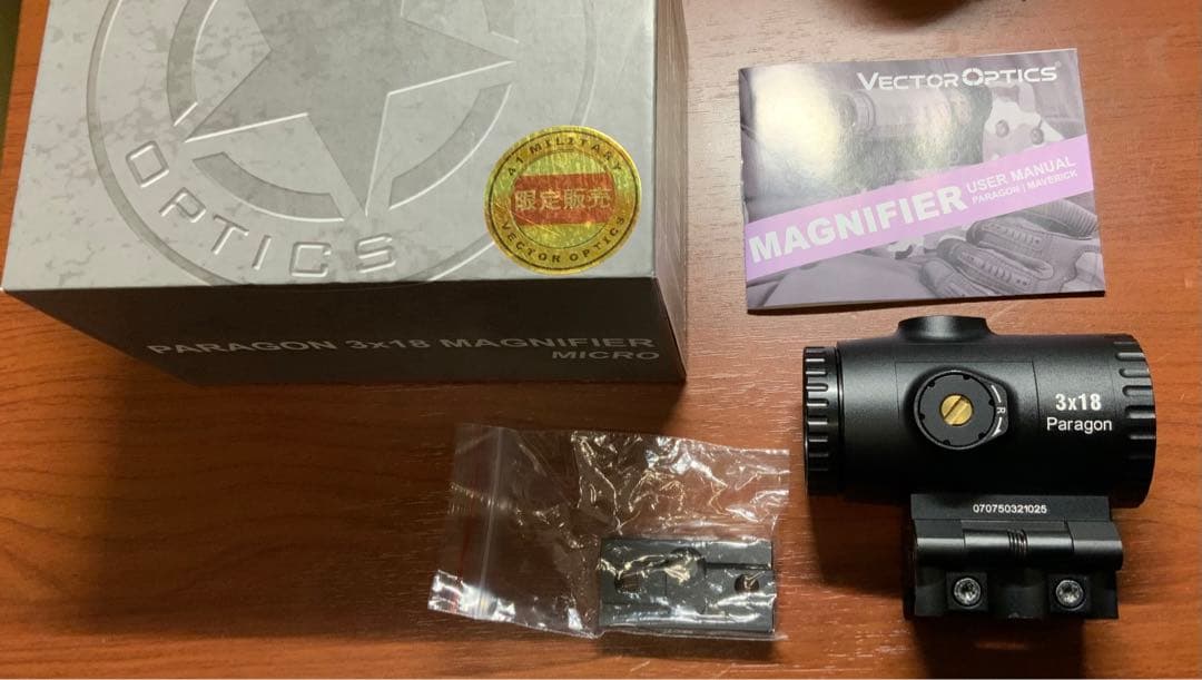 マグニファイア 3x18 Vector Optics Paragon