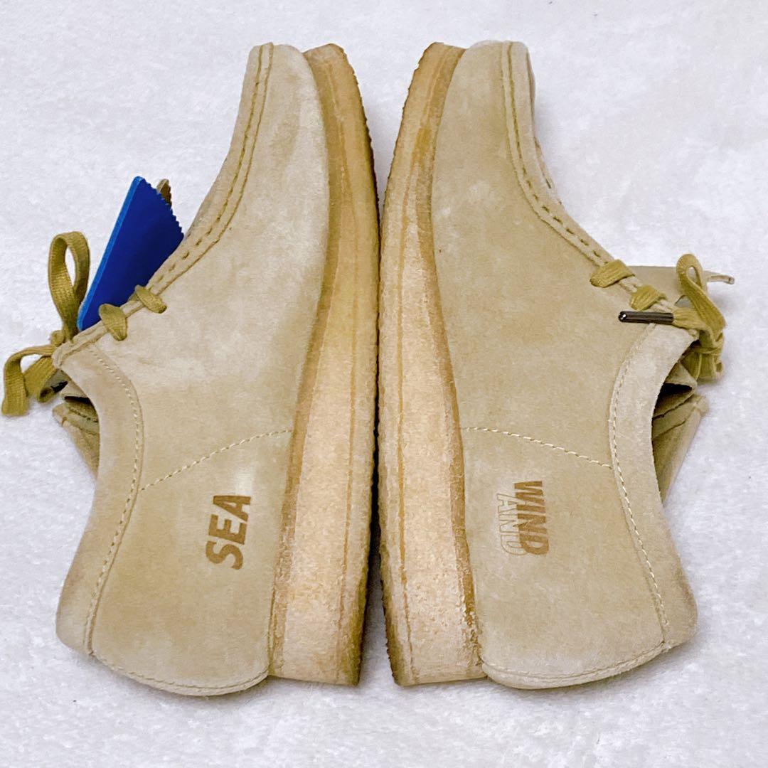 希少　クラークス×ウィンダンシー×アトモス　ワラビー　27cm　ベージュ　美品