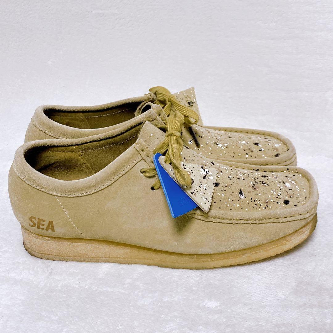 希少　クラークス×ウィンダンシー×アトモス　ワラビー　27cm　ベージュ　美品