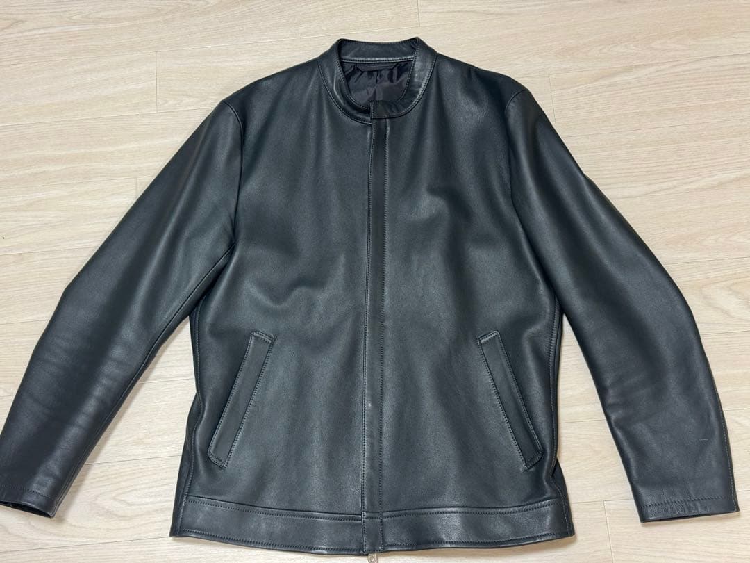 値引き不可 メンズメルローズ　シンプルライダース 本羊革　超美品