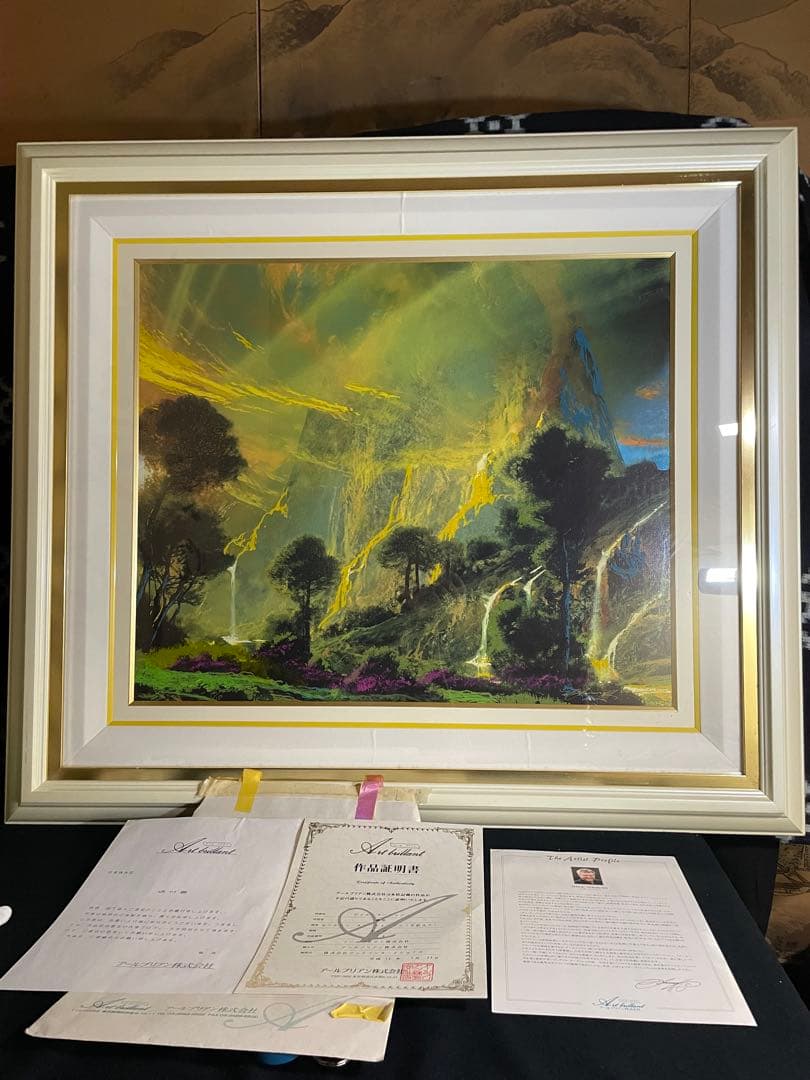 デイル・ターブッシュ「誕生」キャンバス　直筆サイン　NO.14/100