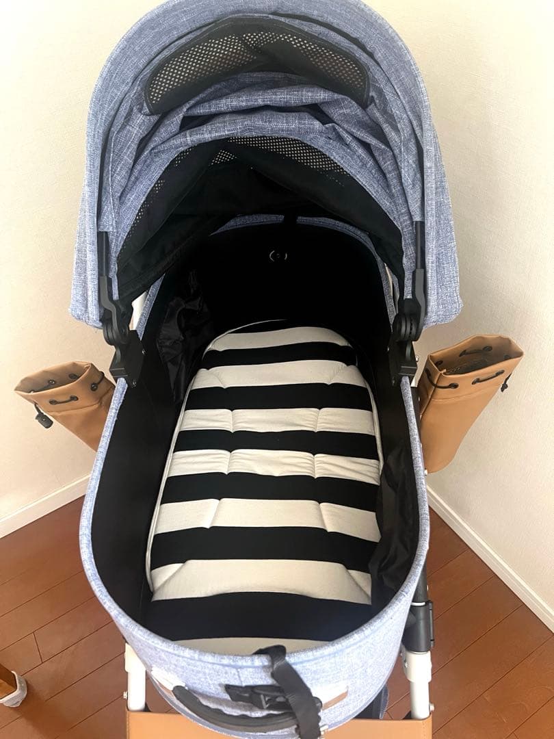 美品　直接お渡し可能　エアバギー　ドーム3 ラージ　メランジデニム