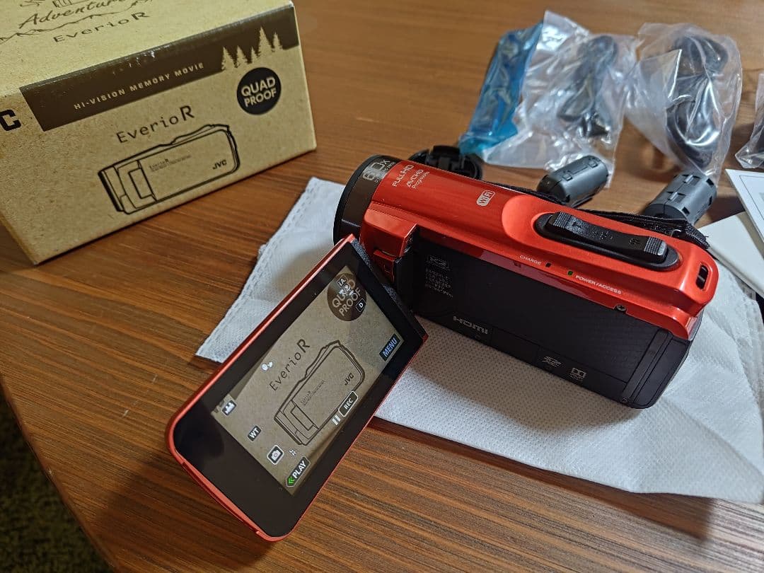 JVC ハイビジョンメモリームービー Everio R GZ-RX690-D