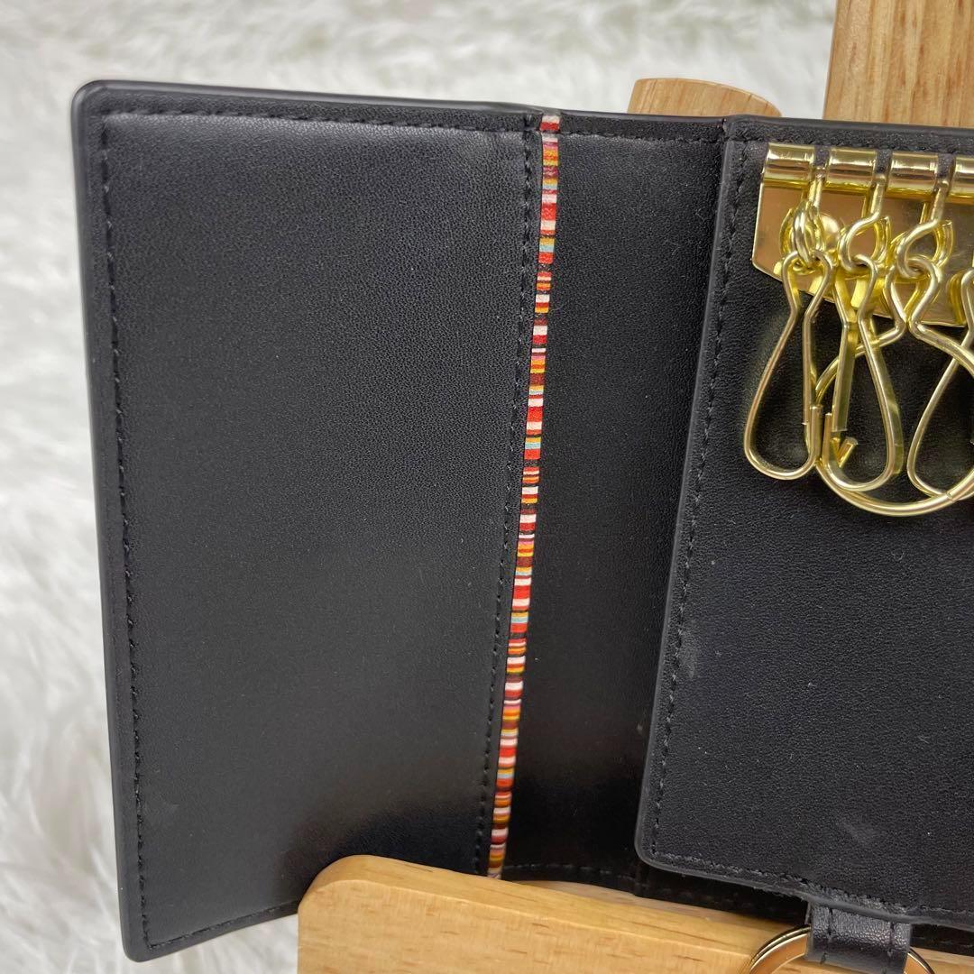 新品未使用✨Paul Smithポールスミス✨うさぎキーケース✨マーケトリー✨黒