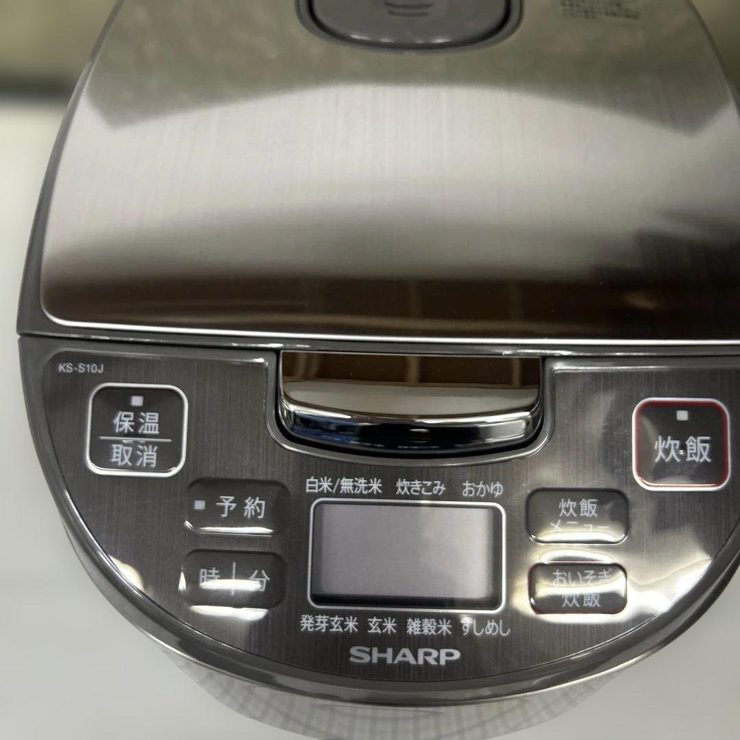 SHARP 炊飯器 KS-S10J シルバー 2025年製