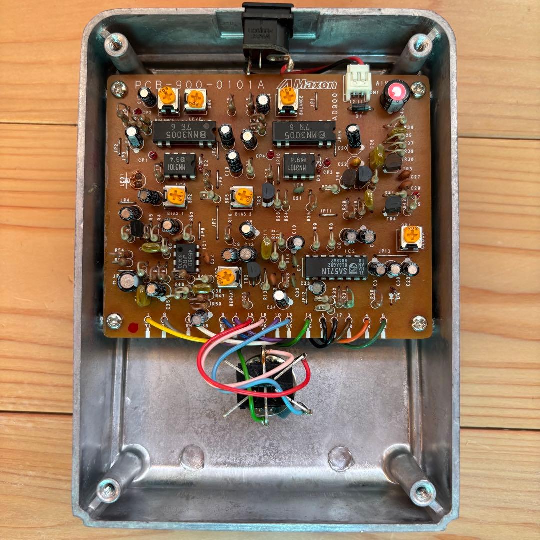 MAXON AD-900 アナログディレイ 前期型　完動品 純正アダプター付