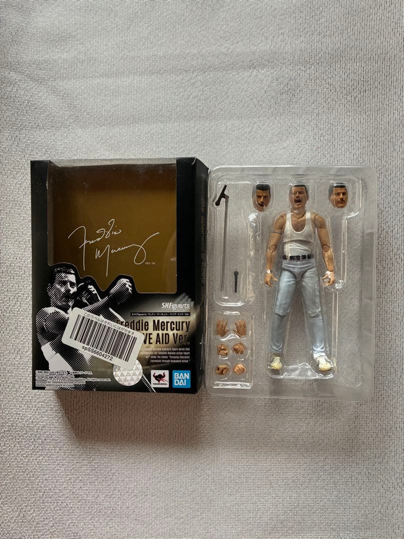 し*お様 【中古】S.H.Figuarts フレディ・マーキュリー ライヴ・エイ