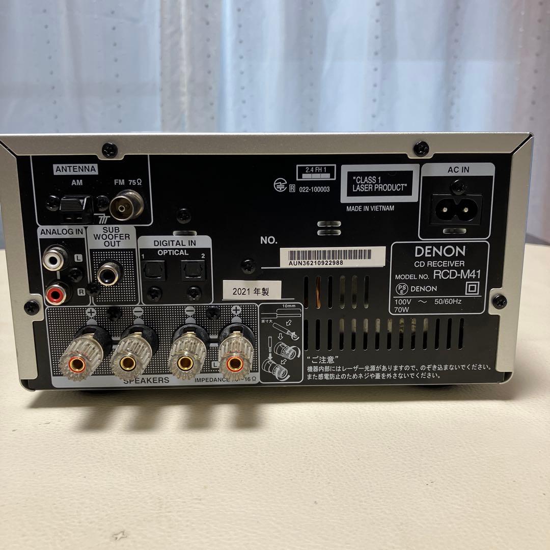 DENON CDレシーバー RCD-M41 動作品 2021年製
