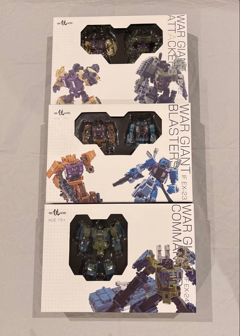 コミック・アニメ IRON FACTRY IF-EX22,23,24 War Giant