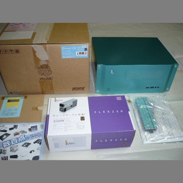 Abee acubic E60 アクアブルー　山洋電気ファン等をおまけで同梱