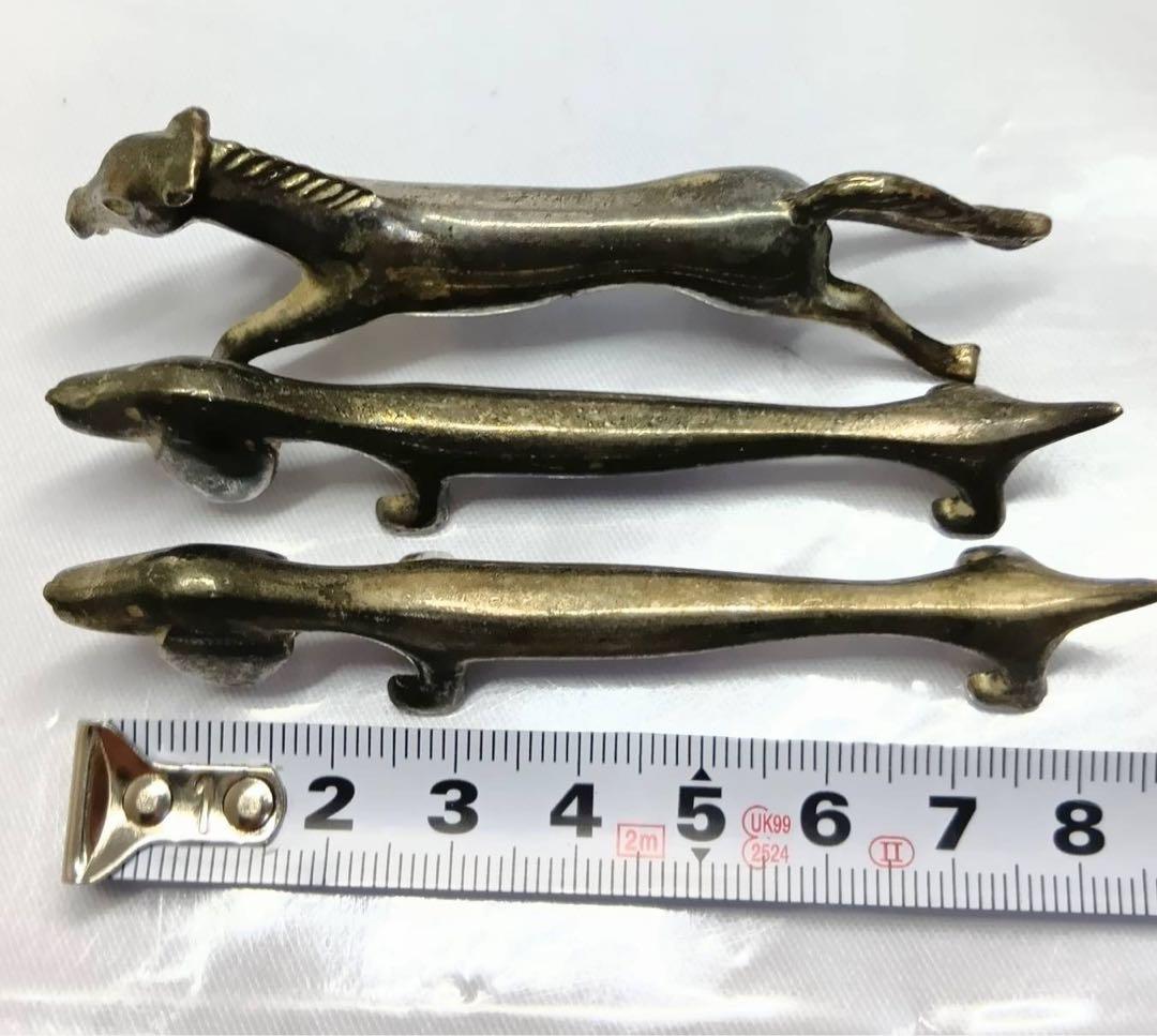 箸置き 馬 犬 ダックスフンド ヴィンテージ 3点 インテリア 置物