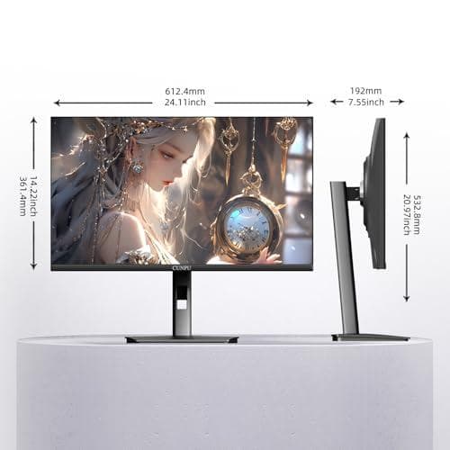 CUNPU 27インチ ゲーミングモニター WQHD 180Hz スピーカー