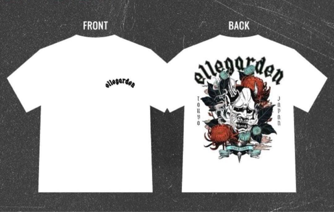 ELLEGARDEN 般若 ホワイト Tシャツ Lサイズ