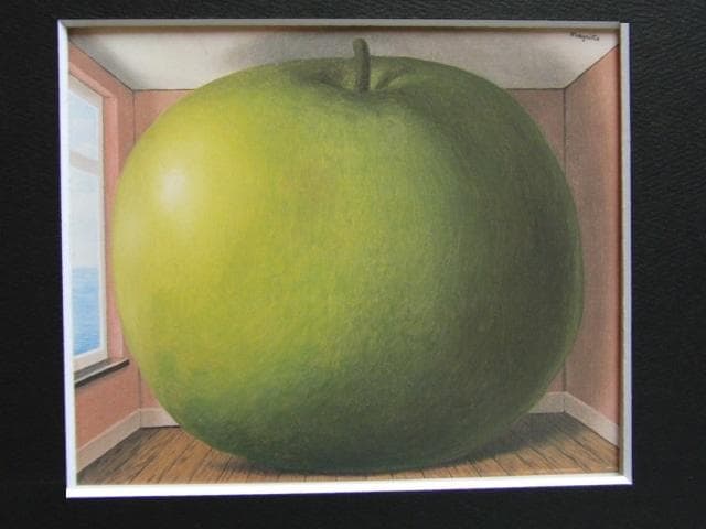 ルネ・マグリット、レディ・メイドの花束、希少な画集より