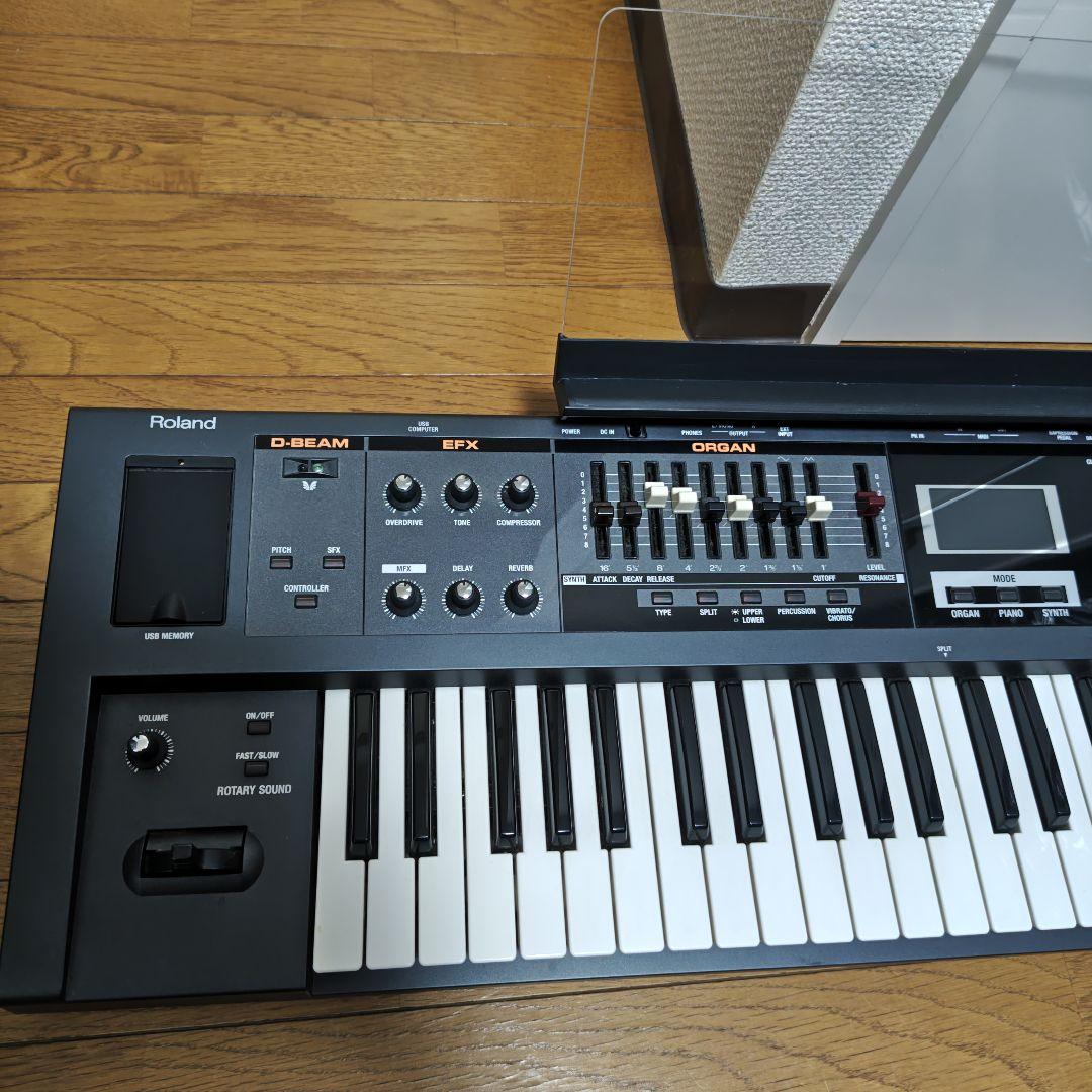 【付属品完備】Roland VR-09 V-Combo シンセサイザー ペダル付