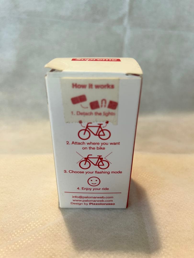 Supreme Lucetta Magnetic Bike Lights 黒