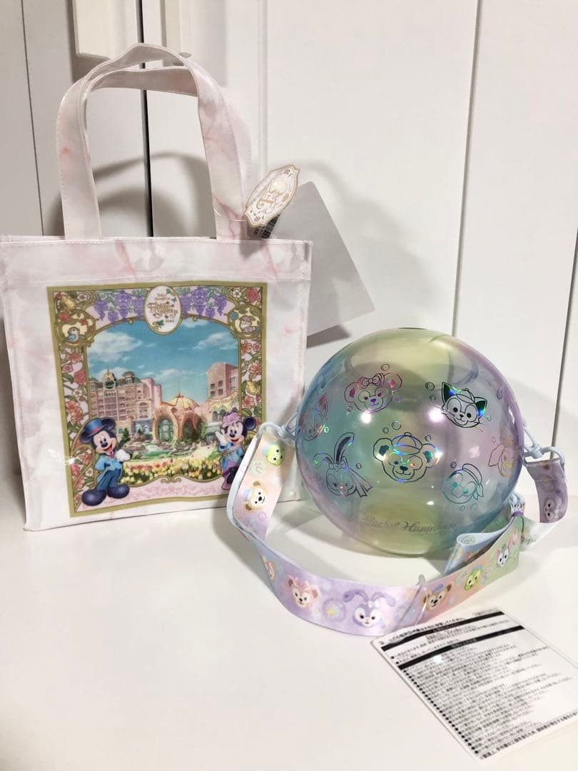 新品　ディズニー　ダッフィー　ジェラトーニ　ぬいぐるみ　FS バッグ　ぬいば