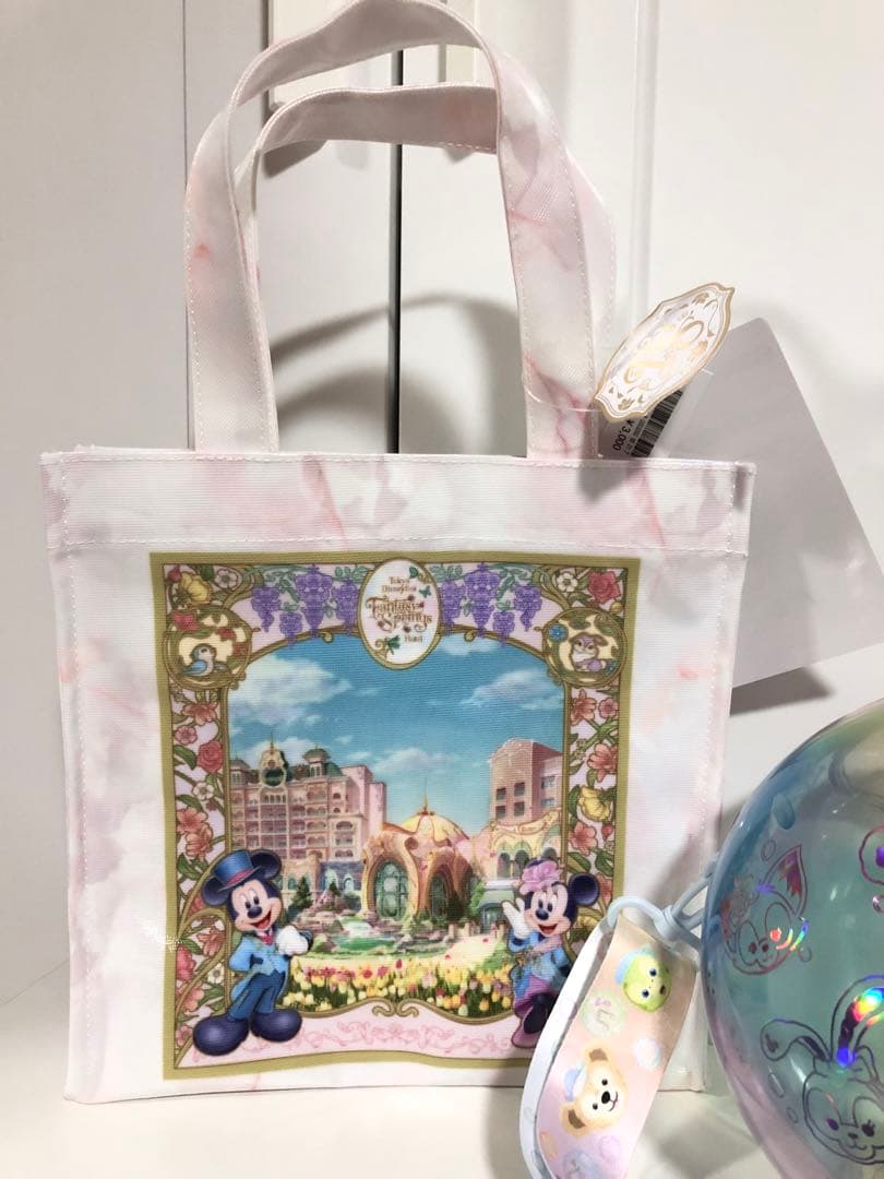 新品　ディズニー　ダッフィー　ジェラトーニ　ぬいぐるみ　FS バッグ　ぬいば