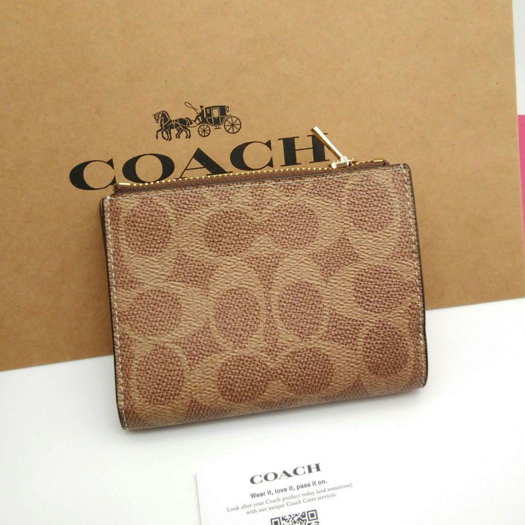 新作　新品　COACH　折り財布　ミニ財布　レディース