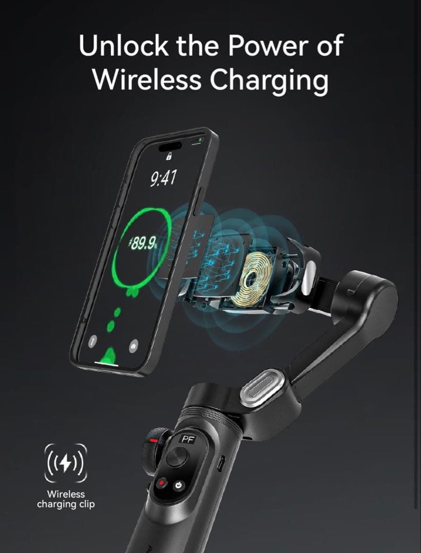 AOCHUAN スマートフォン用ジンバルスタビライザー