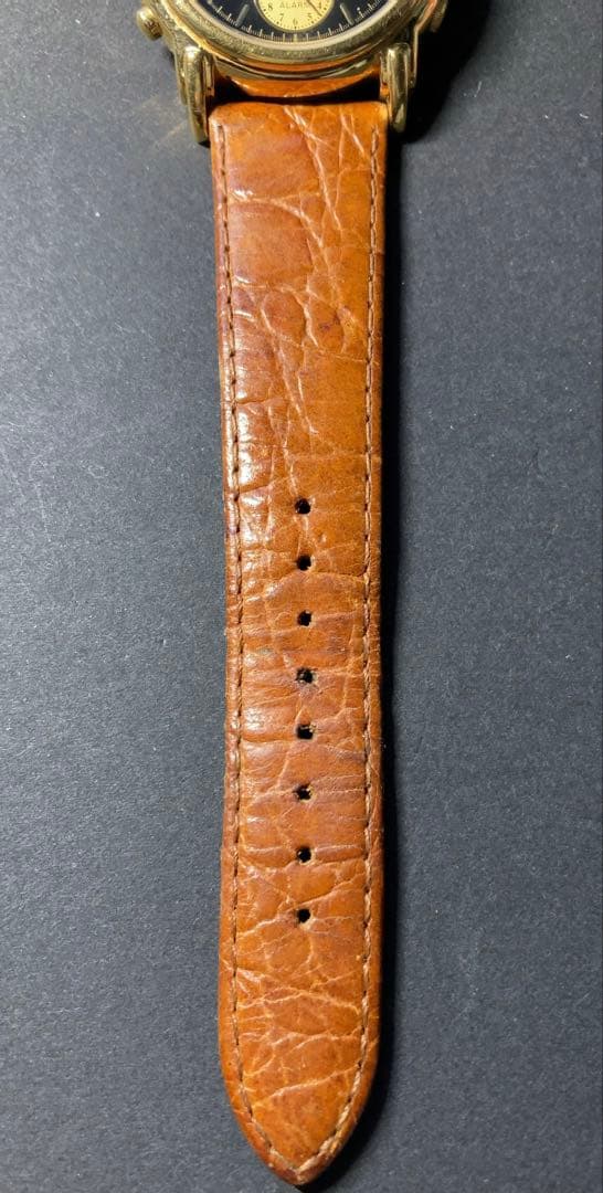 SEIKO 7T32-7B70 Chronograph ゴールド ブラック