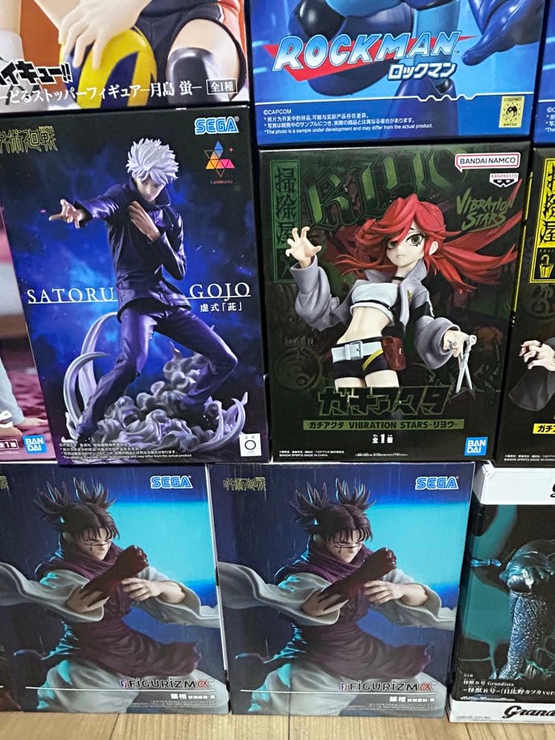 プライズフィギュアまとめ売り　ガチアクタ　ダンダダン　呪術廻戦　遊戯王　等24点