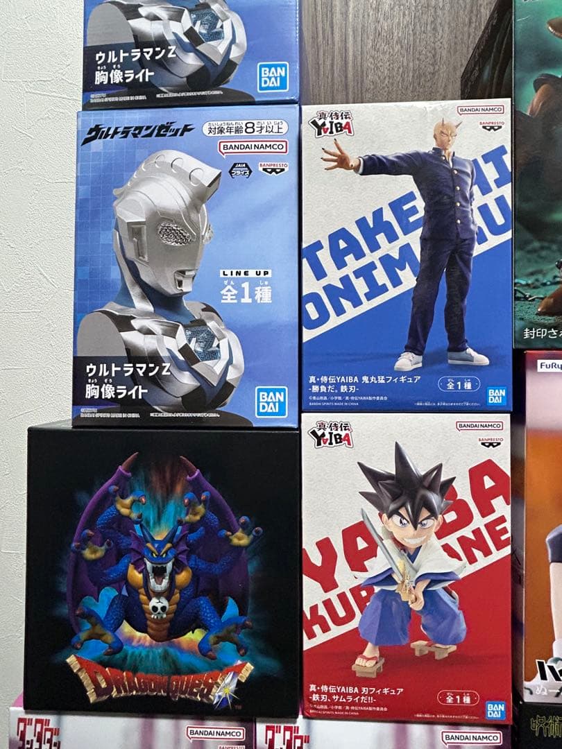 プライズフィギュアまとめ売り　ガチアクタ　ダンダダン　呪術廻戦　遊戯王　等24点