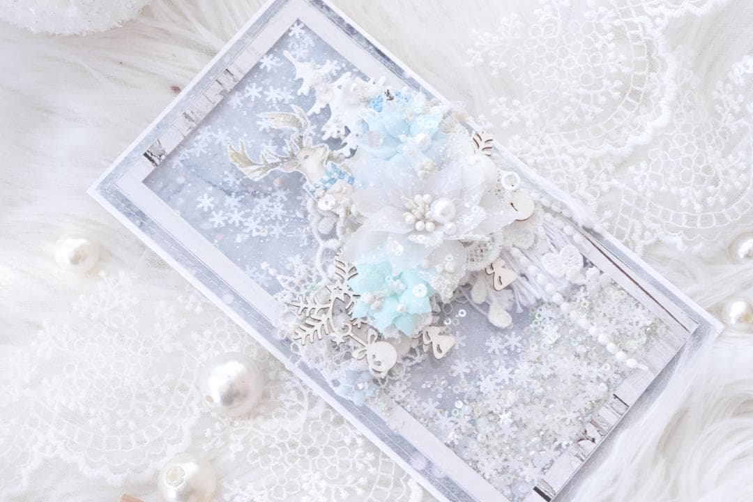 WINTER ❄グリーティングカード♡シェイカー