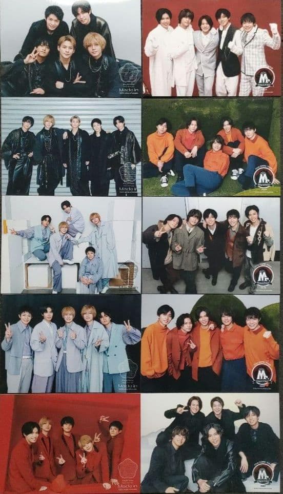 King&Prince キンプリ 公式写真 集合 ① デビュー～2023