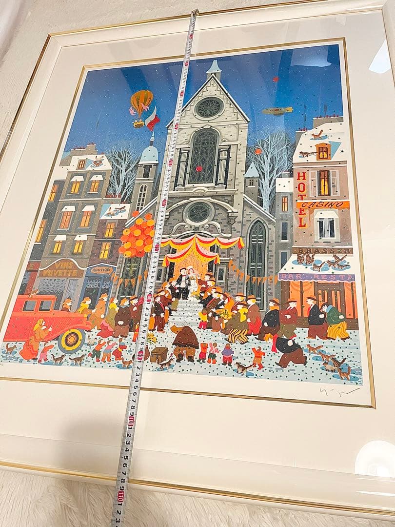 【2/40】ヒロヤマガタ『スノーウェディング』HC版 額装　シルクスクリーン