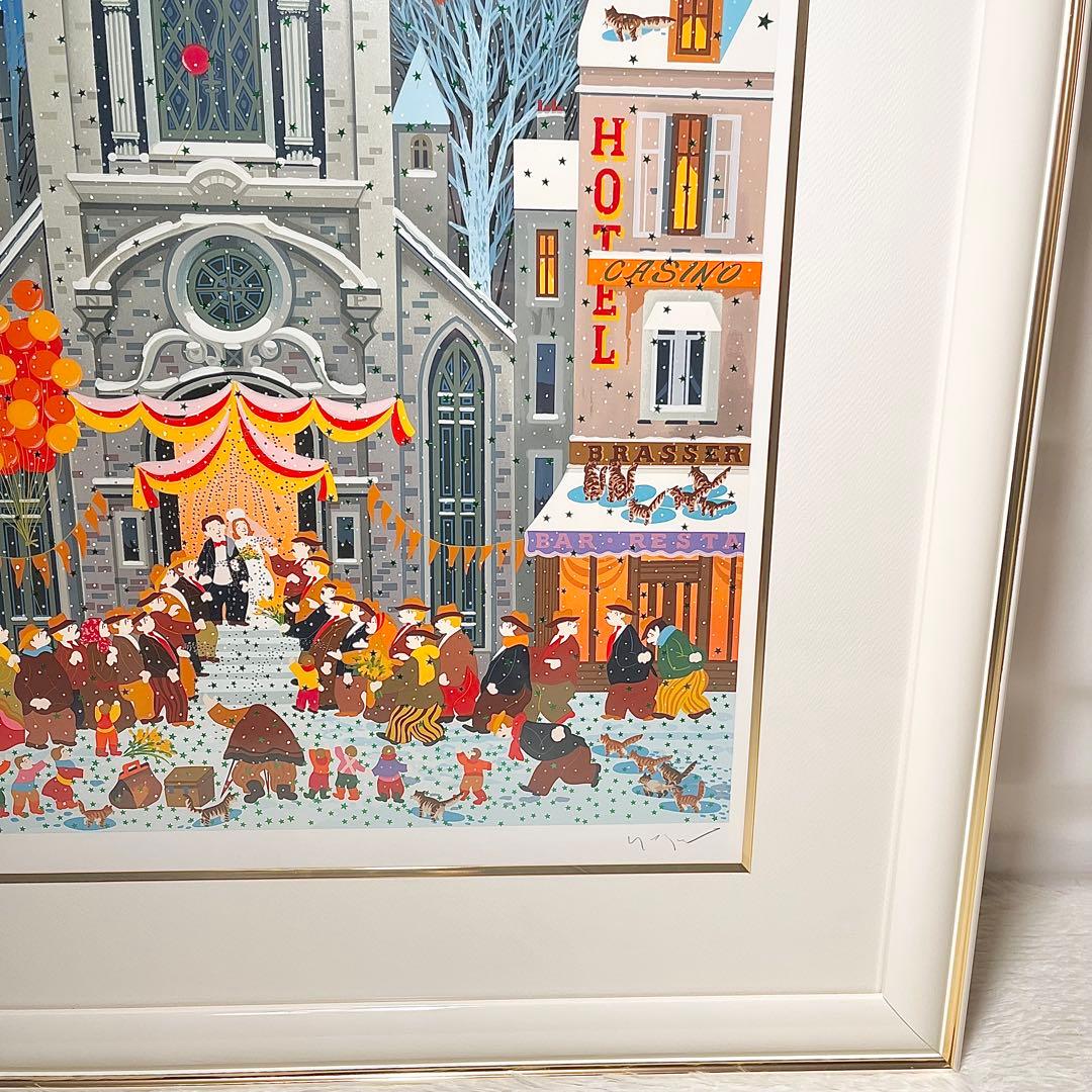 【2/40】ヒロヤマガタ『スノーウェディング』HC版 額装　シルクスクリーン