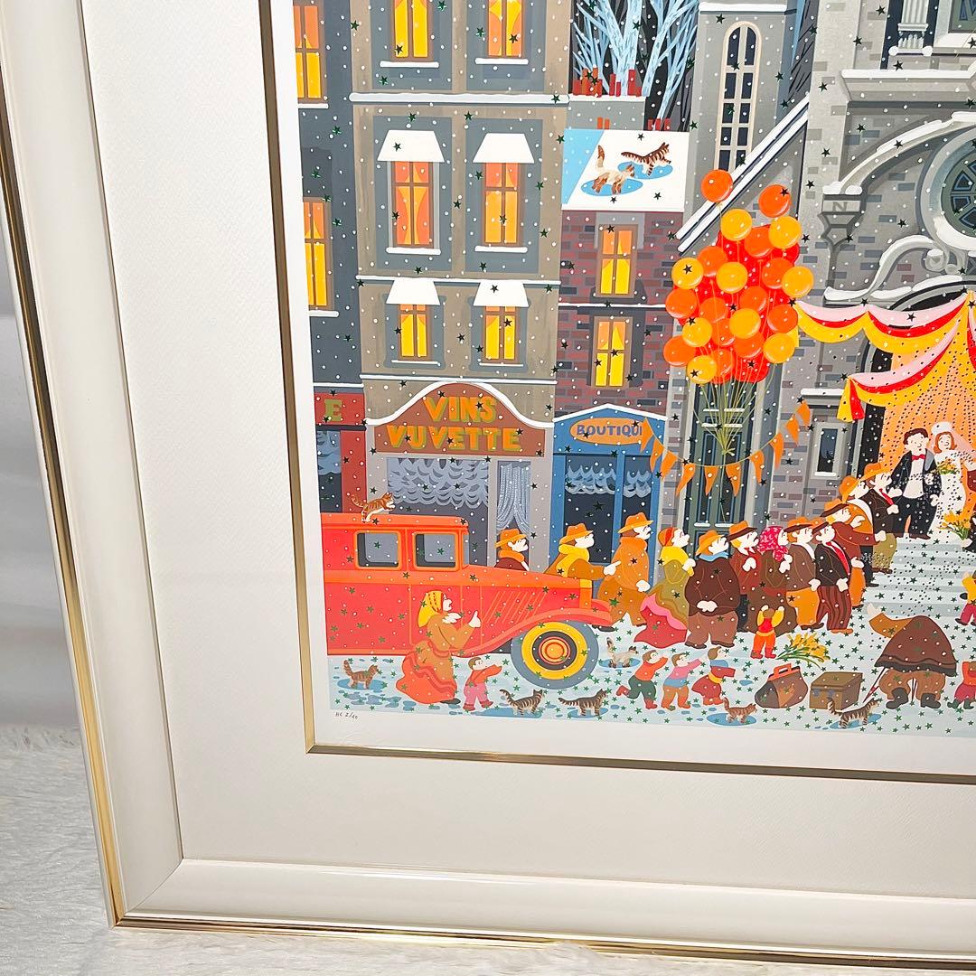 【2/40】ヒロヤマガタ『スノーウェディング』HC版 額装　シルクスクリーン