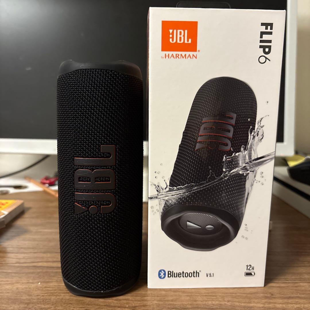 C*n様 JBL FLIP6 スピーカー ポータブル ブラック箱付き