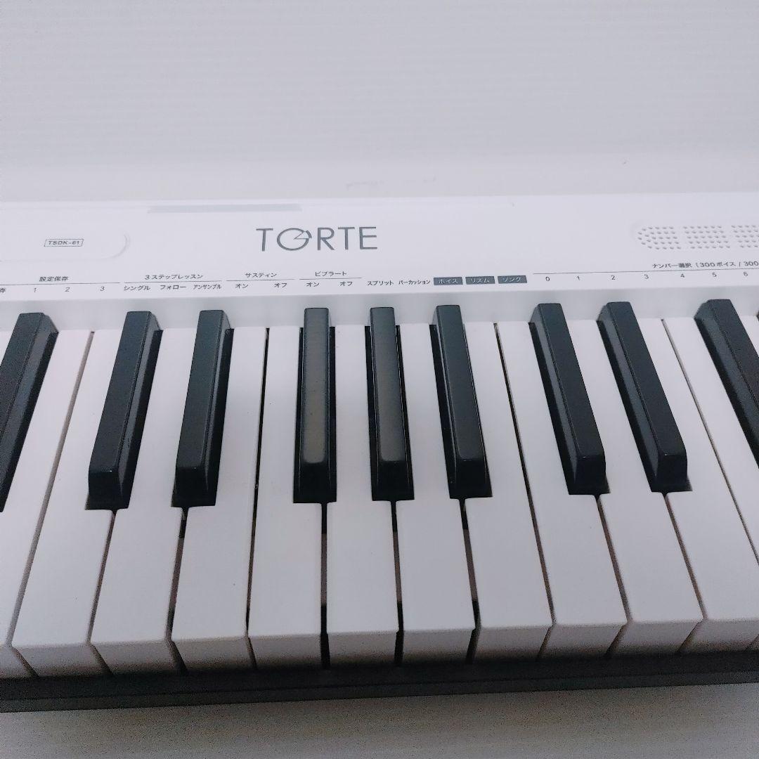 TORTE ポータブル電子ピアノ キーボード TSDK-61 美品 121