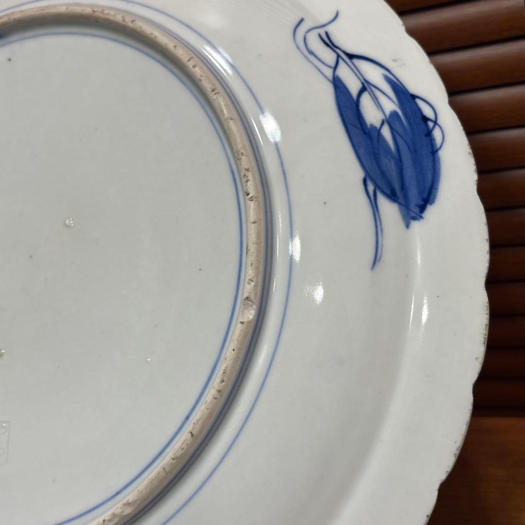 江戸時代◎古伊万里 赤絵　大皿　正月　御節　おもてなし