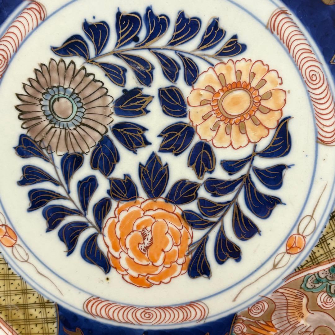 江戸時代◎古伊万里 赤絵　大皿　正月　御節　おもてなし