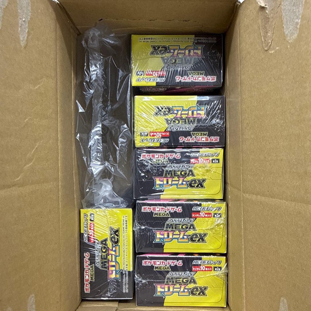 ポケモンカードMEGAドリームex 6BOX