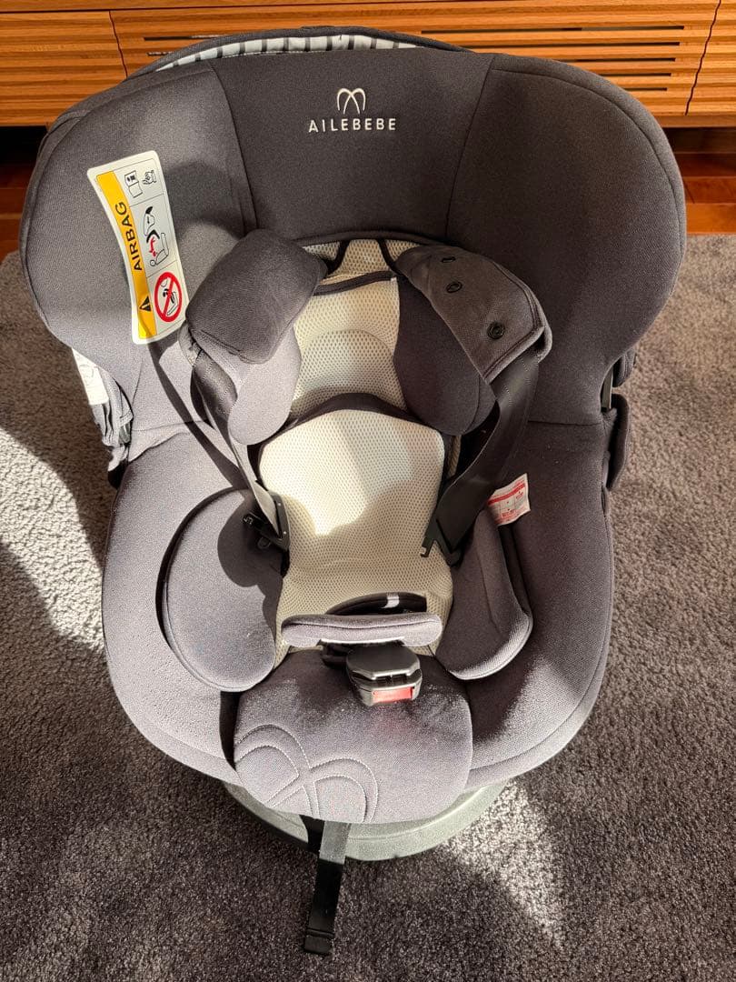 AILEBEBE 車用チャイルドシート グレー