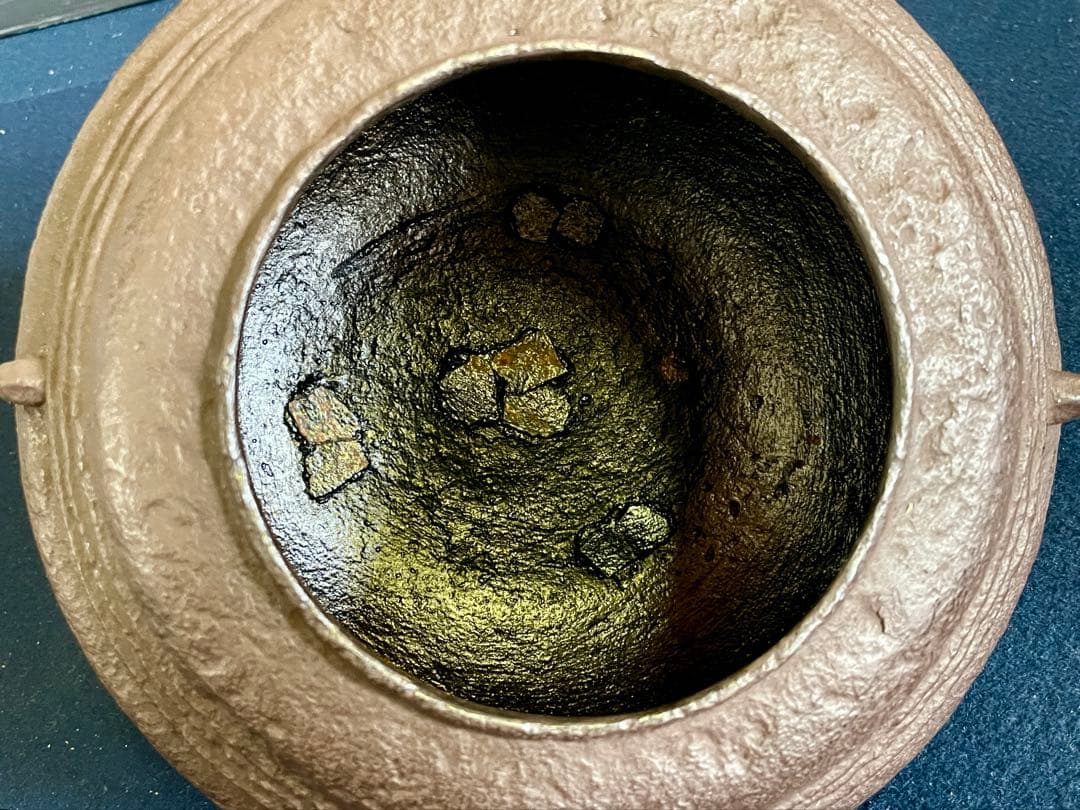 割引❣️【未使用 美品】「母」 古天明筋釜 畠春斎 模東京国立博物館蔵 替蓋 F天