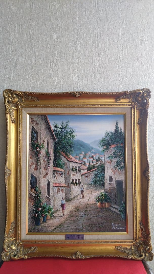 人見友紀　伝説の逃亡画家　油彩　油絵