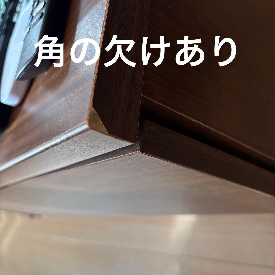 メルちゃん　ウッド調ガラス扉付き　テレビ台