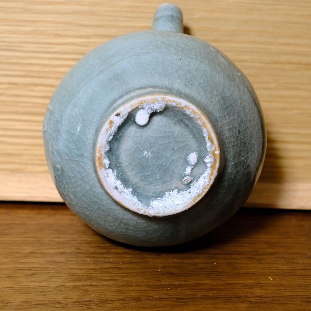 【KEN】古松 淳志 青磁印花　龍片口　共箱　共布　栞付き