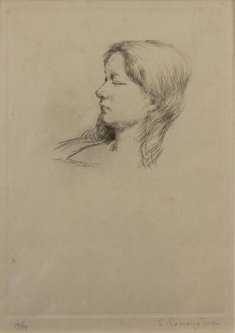 優しき相貌　1－Ｇ／中山忠彦 (銅版画) 06061402