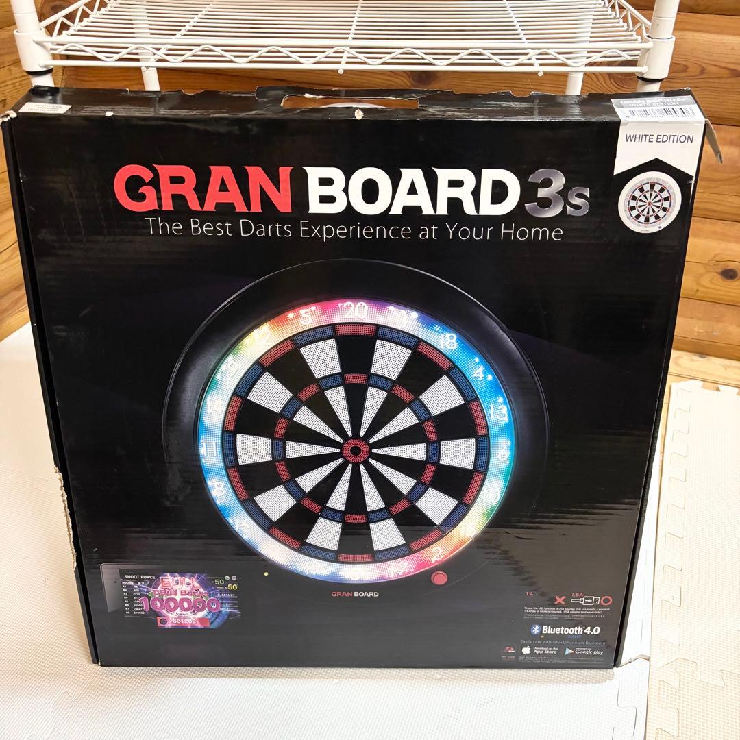 【美品】GRAN BOARD 3s グランボード スタンドセット ホワイト