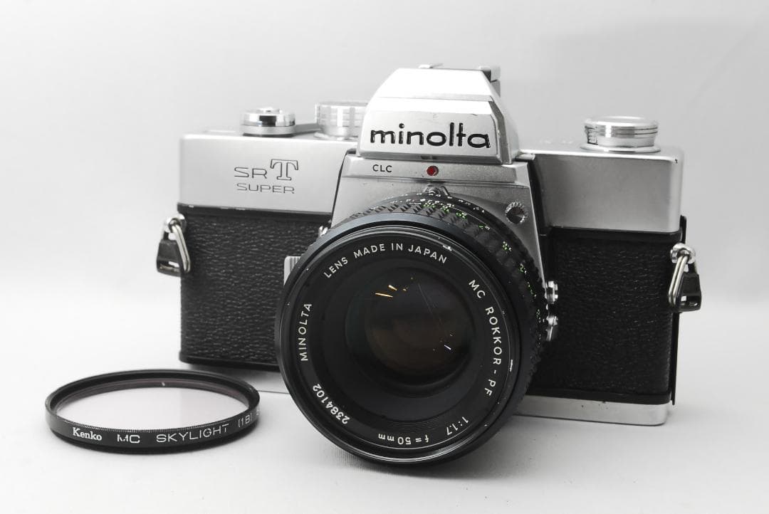 整備済ミノルタ SRT SUPER &MCROKKOR-PF 50mm F1.7